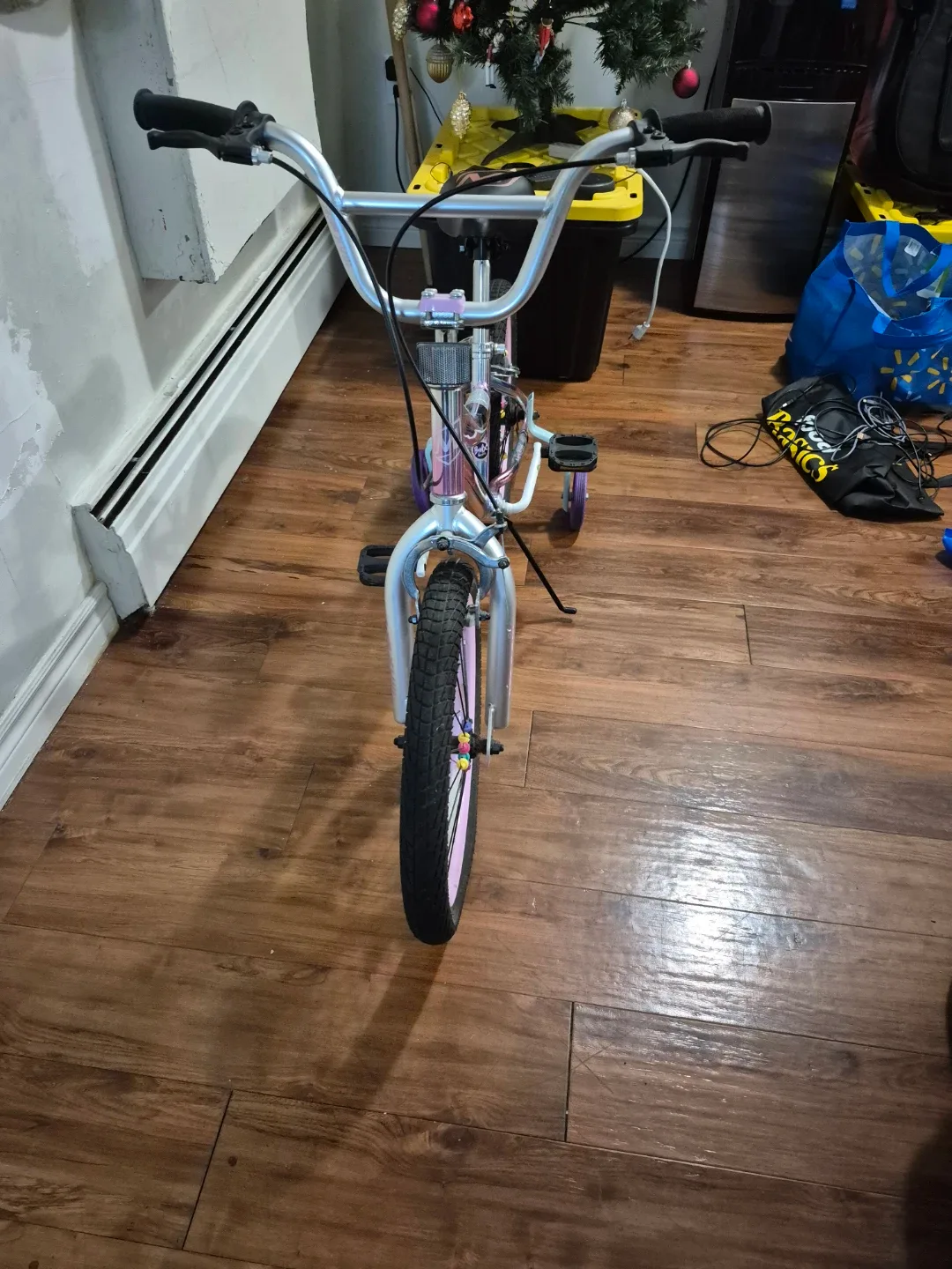 Movelo Kids' Bike silver pink pickup only image indicator(2)