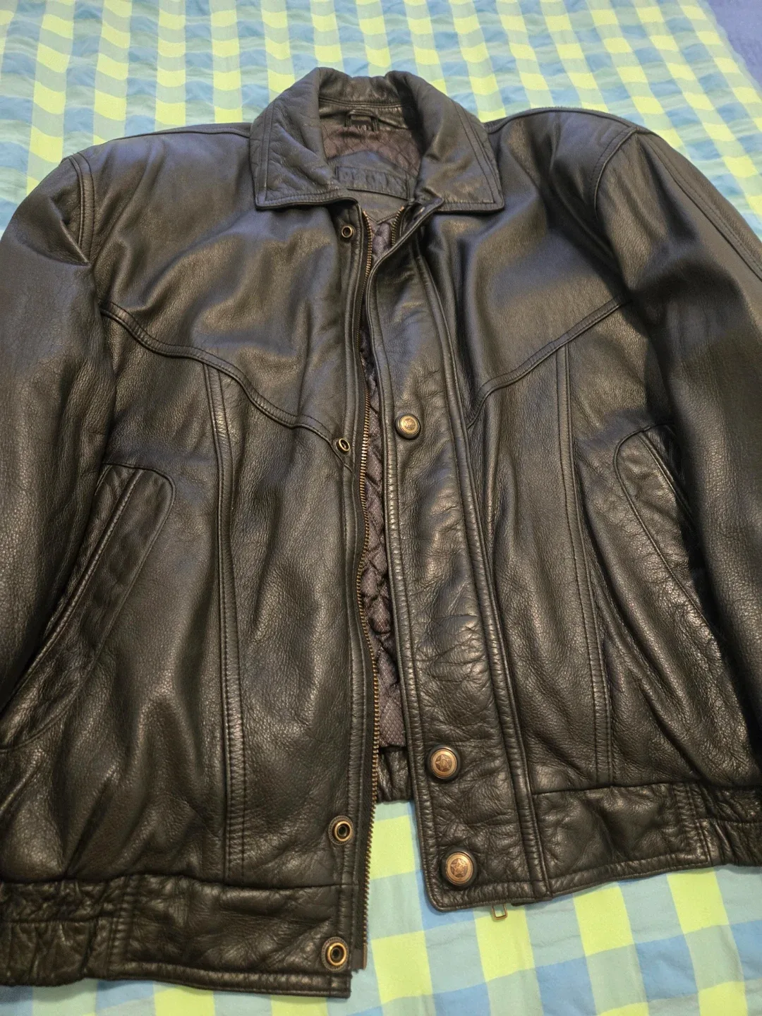 Moore's Black Leather Jacket