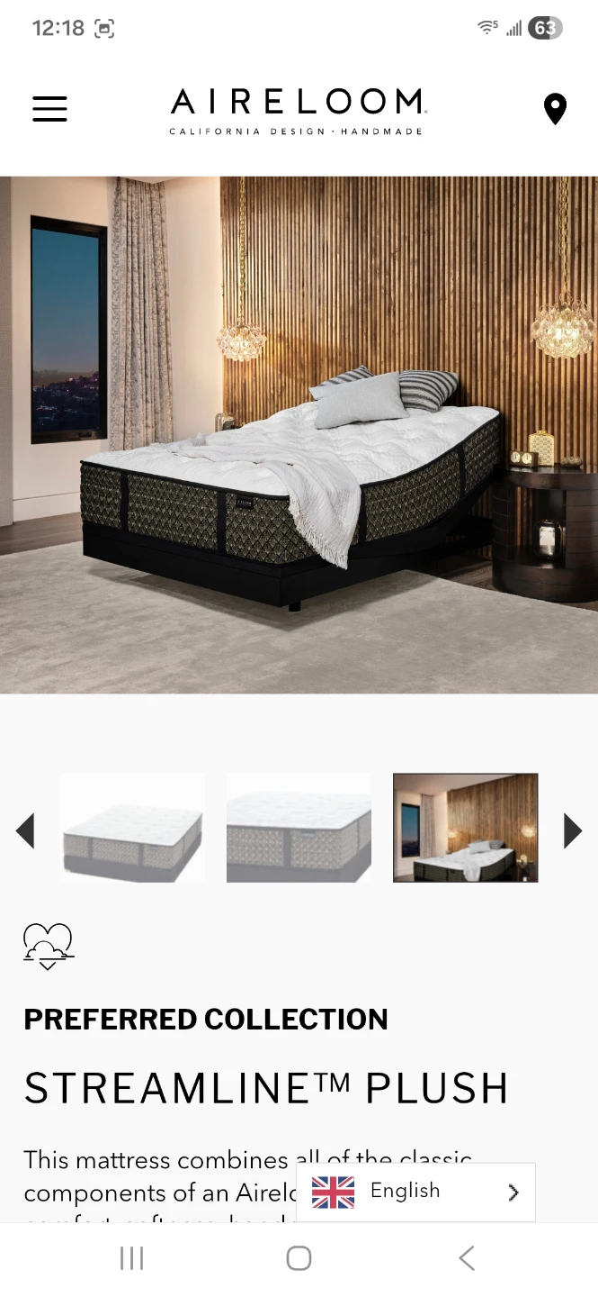 New Queen Size Aireloom Plush Mattress