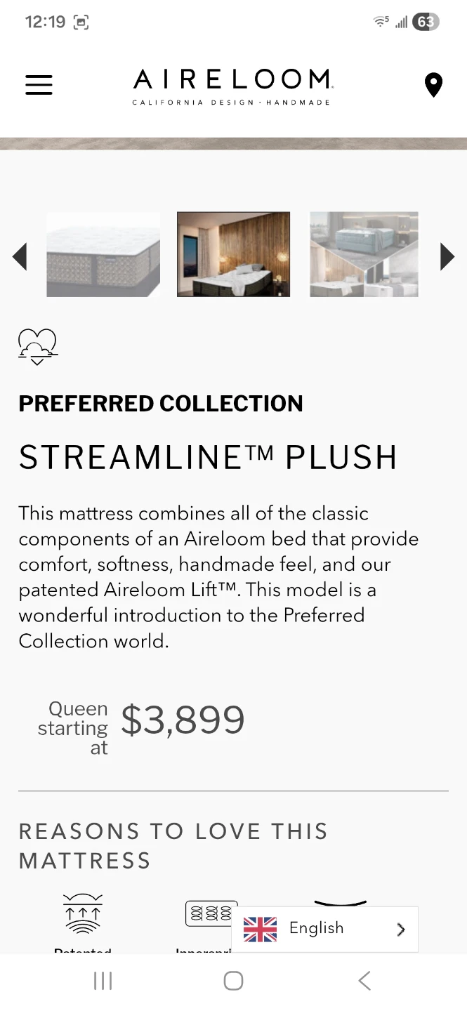 New Queen Size Aireloom Plush Mattress - photo 3