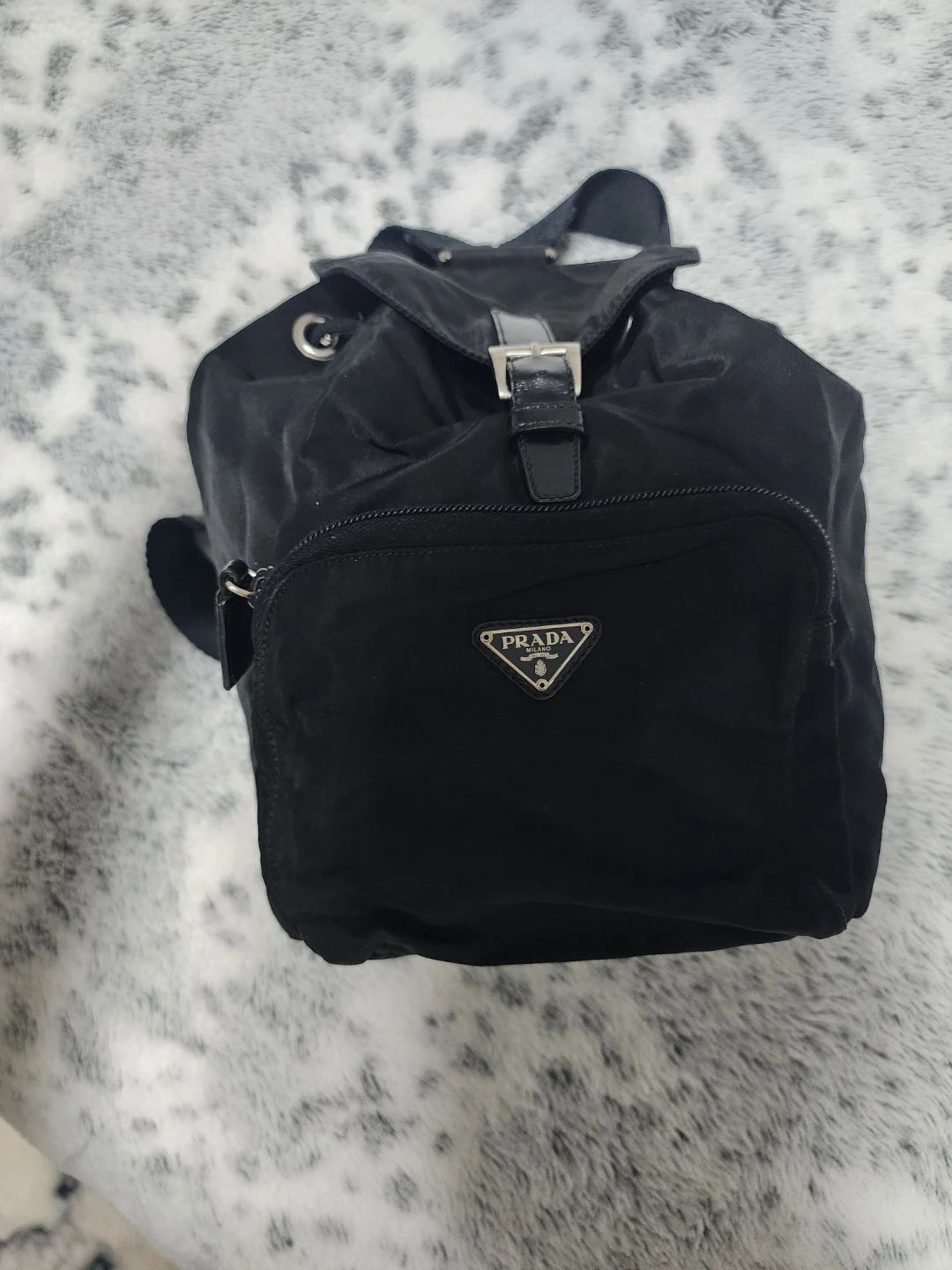 Prada Black Nylon Mini Backpack - photo 3