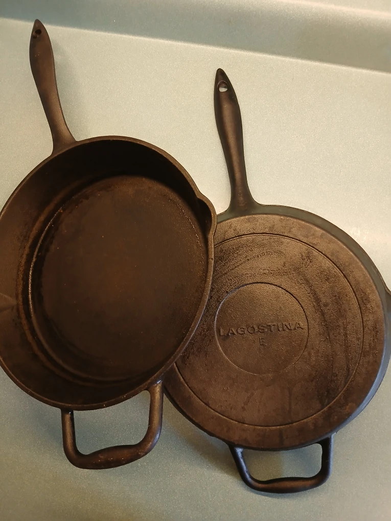 Really $11 each now! Lagostina Cast Iron Skillets (2)