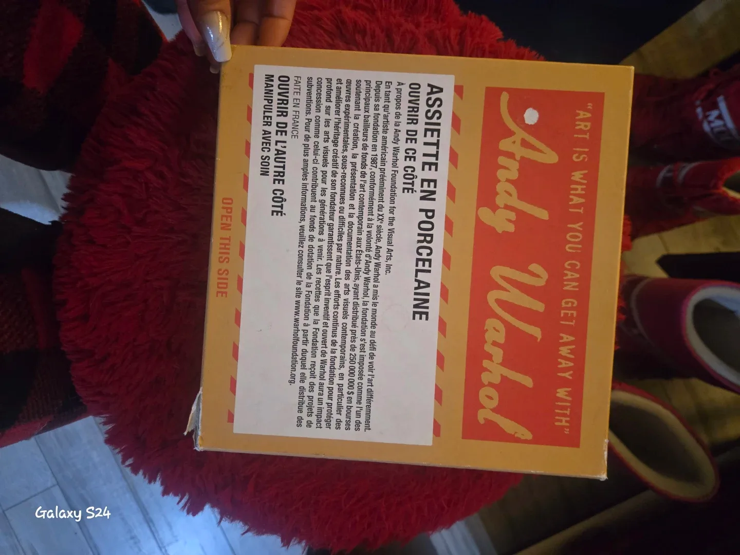 Andy Warhol Porcelain Plate in Box