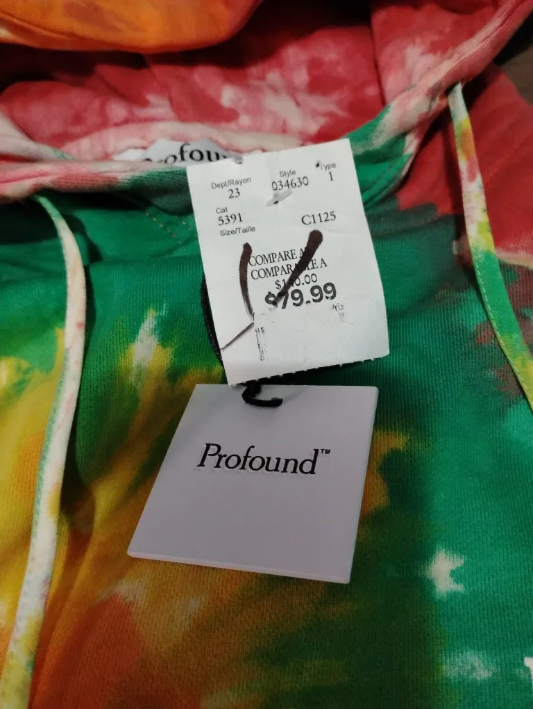 Profound Tie Dye Hoodie - XS image indicator(4)