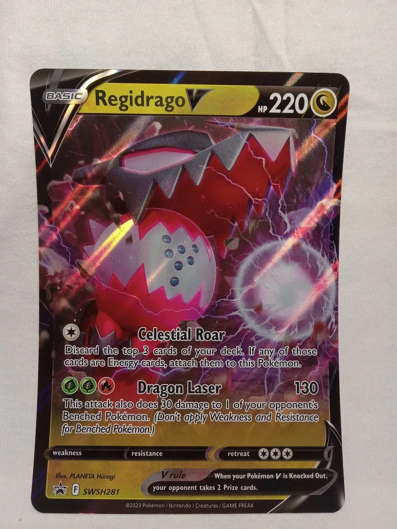 Jumbo Pokemon Card: Regidrago V