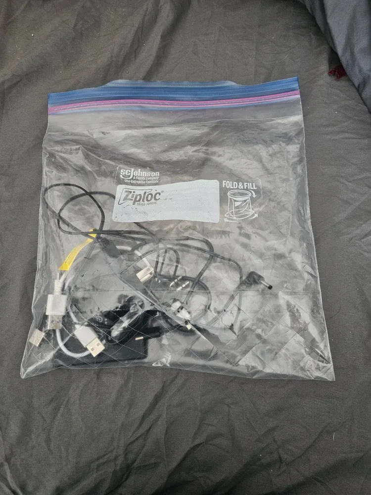 Bag of Assorted Cables