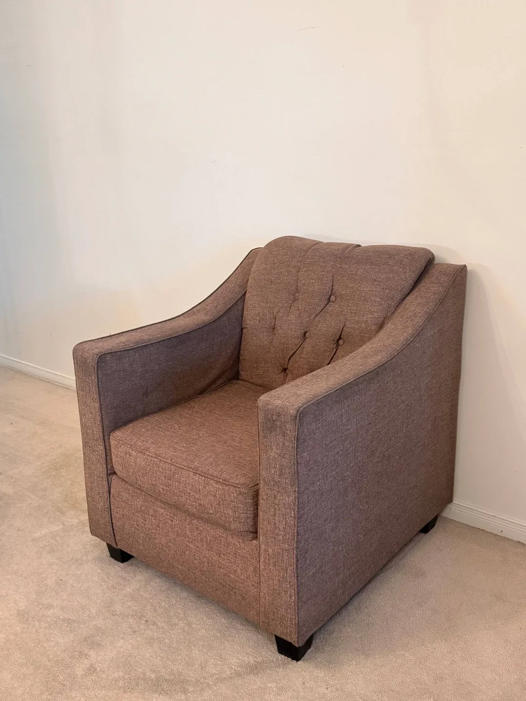 Brown Armchair - 36" x 33.25"