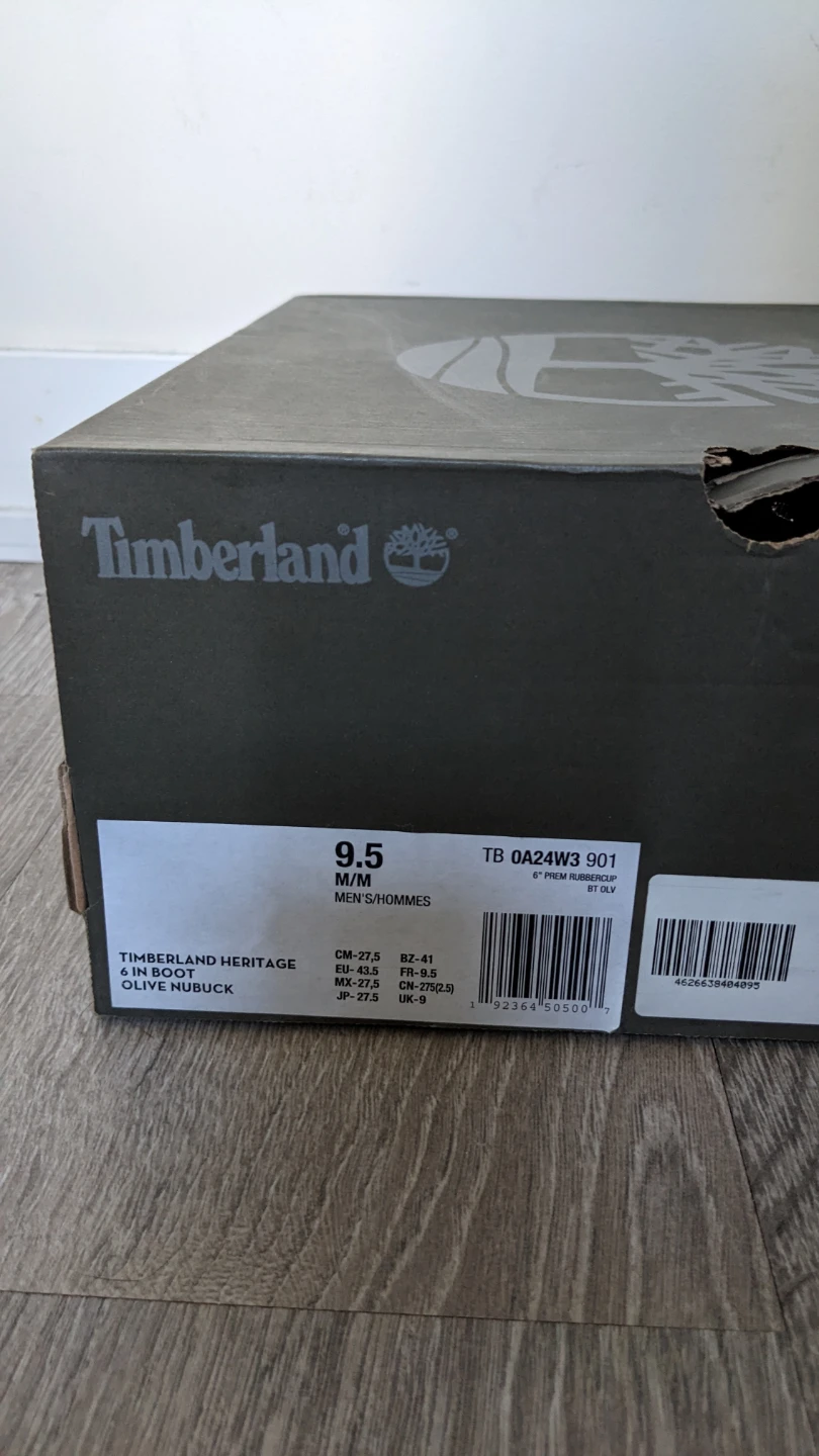 Brand New Timberland Heritage 6" Boots, Size 9.5 - photo 5
