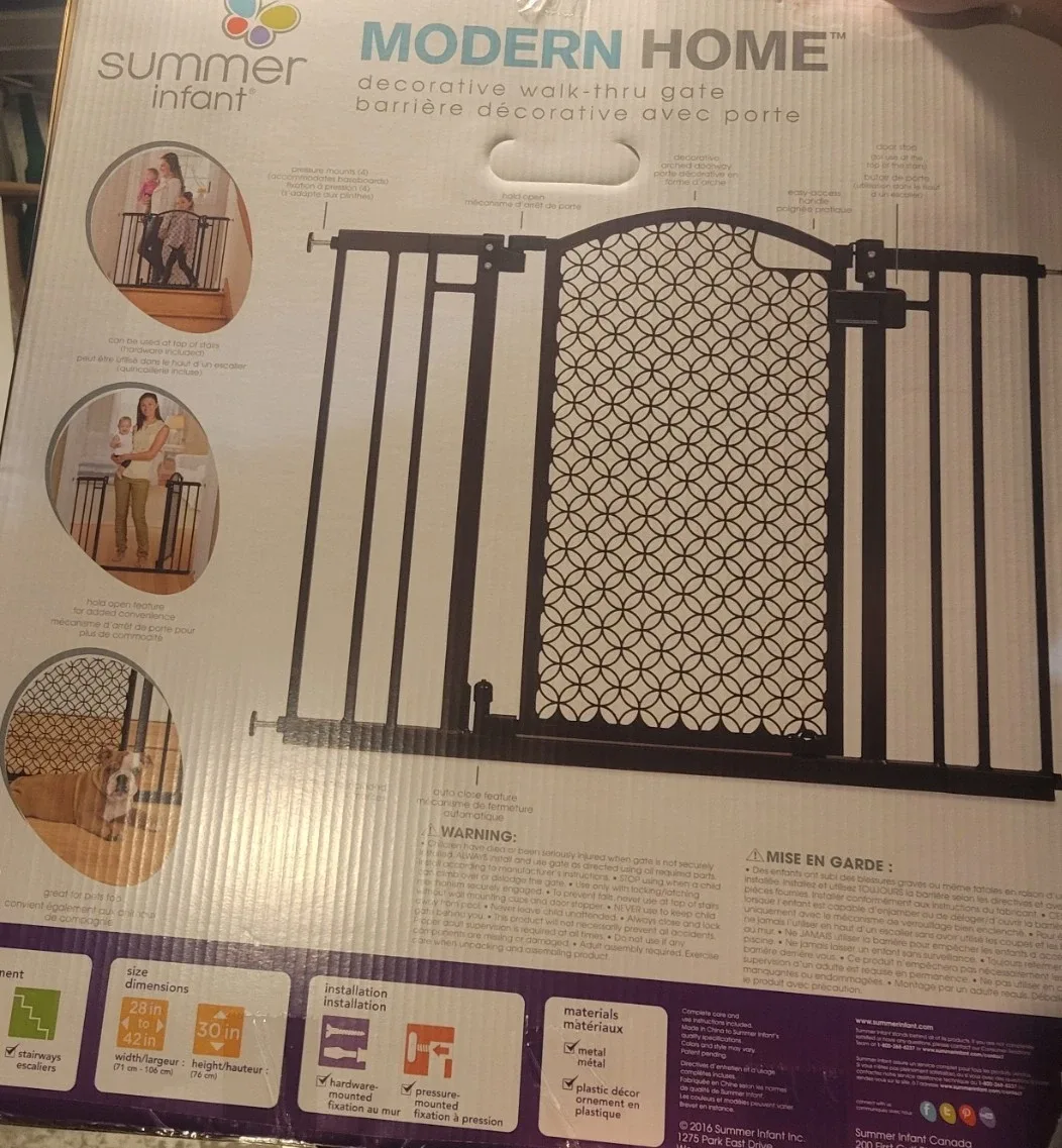 Summer Infant Modern Home Walk-Thru Gate