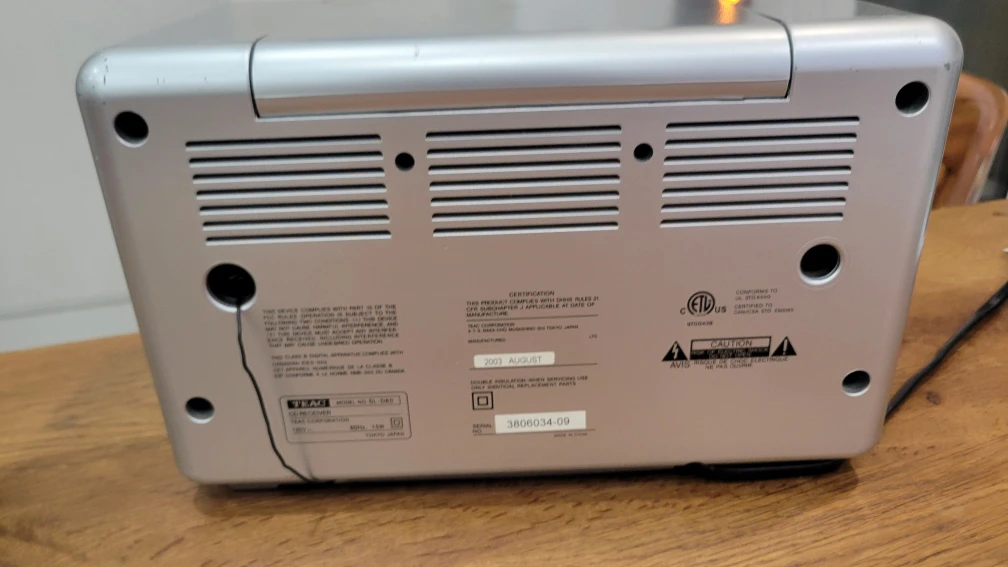 Antique TEAC SL-D80 CD Receiver / Radio - photo 3