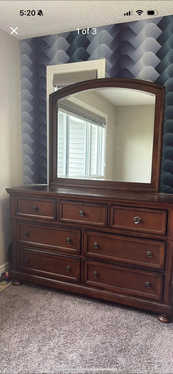 Ashley Furniture Porter Dresser with Mirror