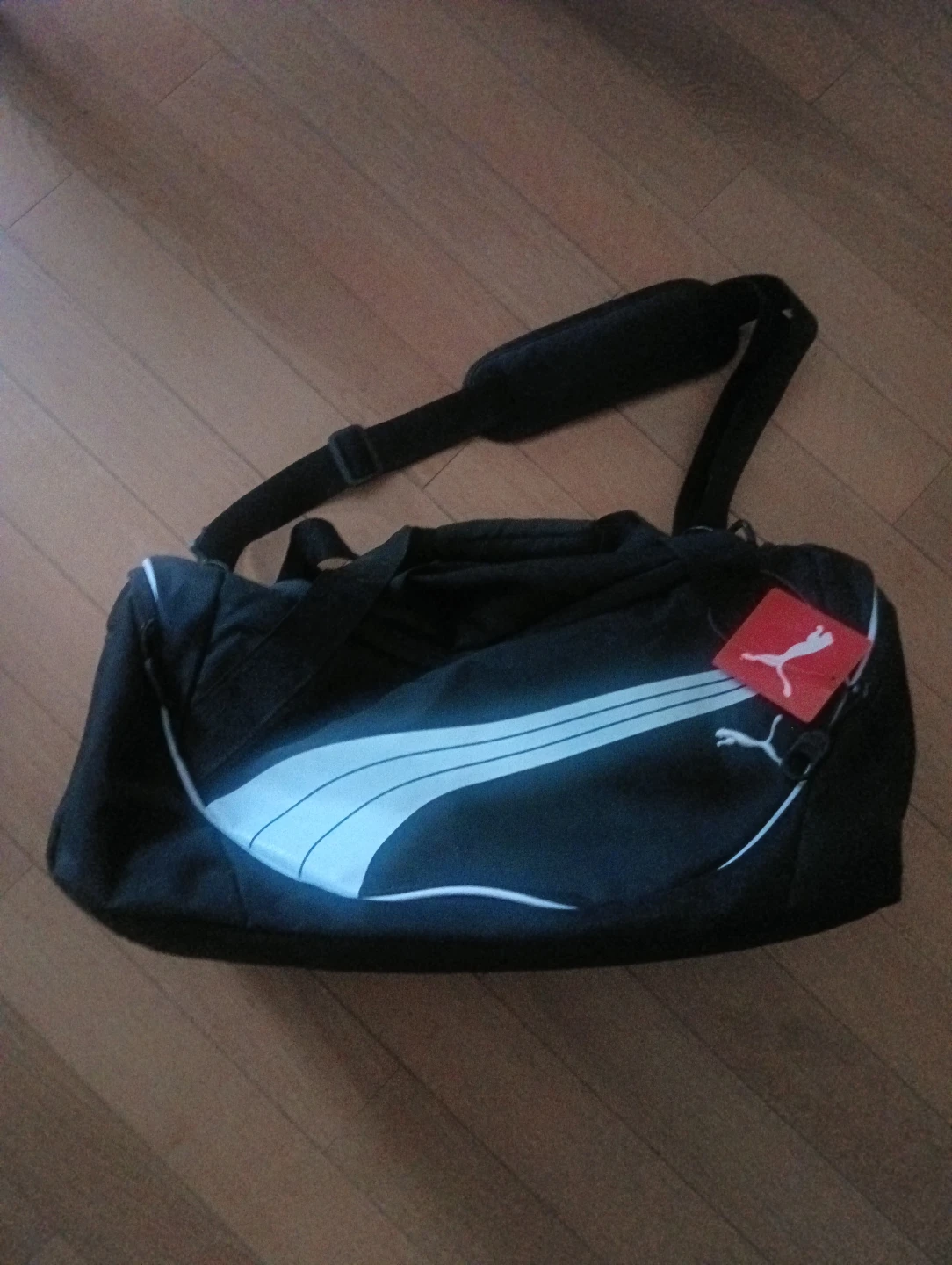 Puma Black Duffle Bag