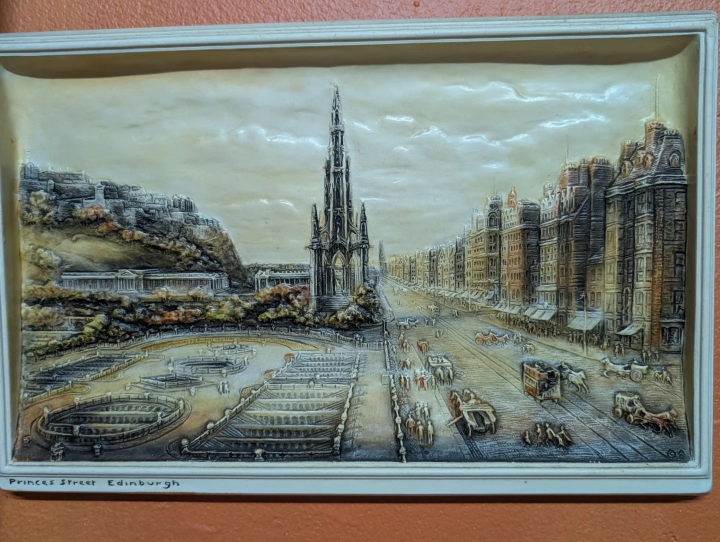 Princes Street Edinburgh 3D Wall Art