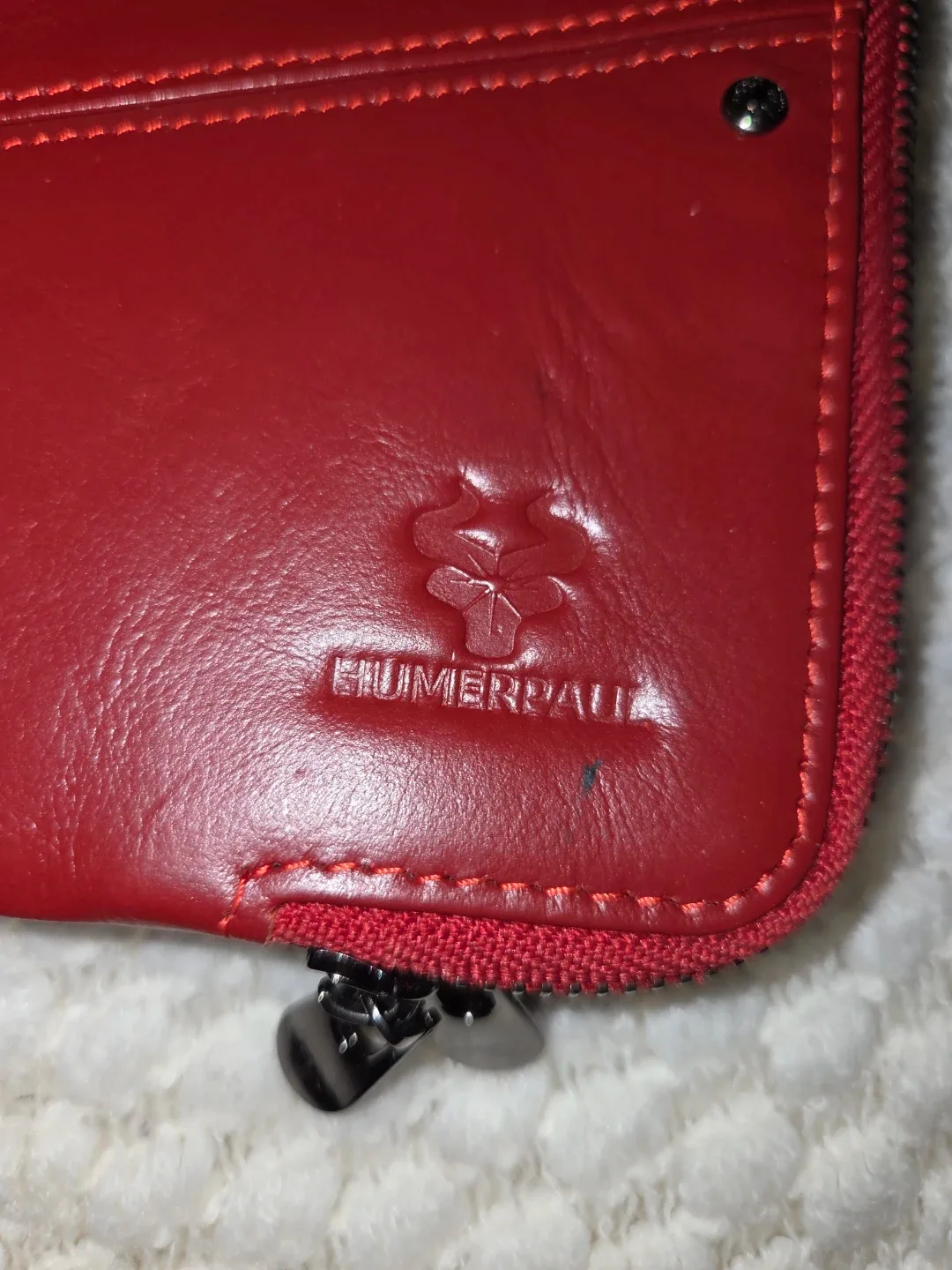 #CleanoutHumerpaul Red Leather Wallet image indicator(2)