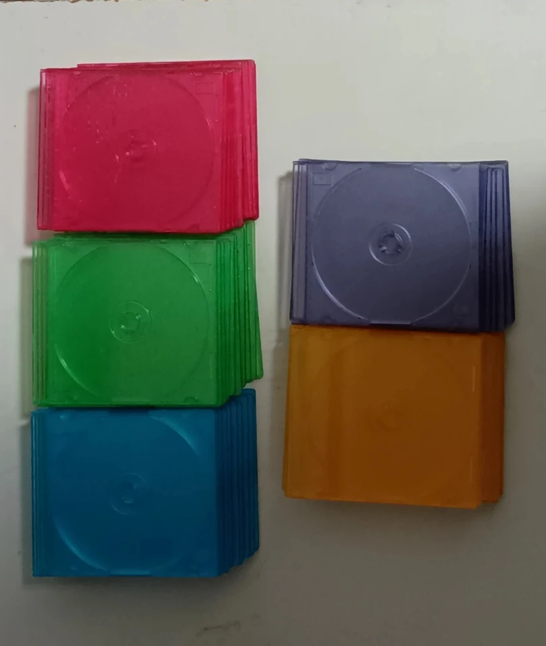 Colored CD Jewel Cases