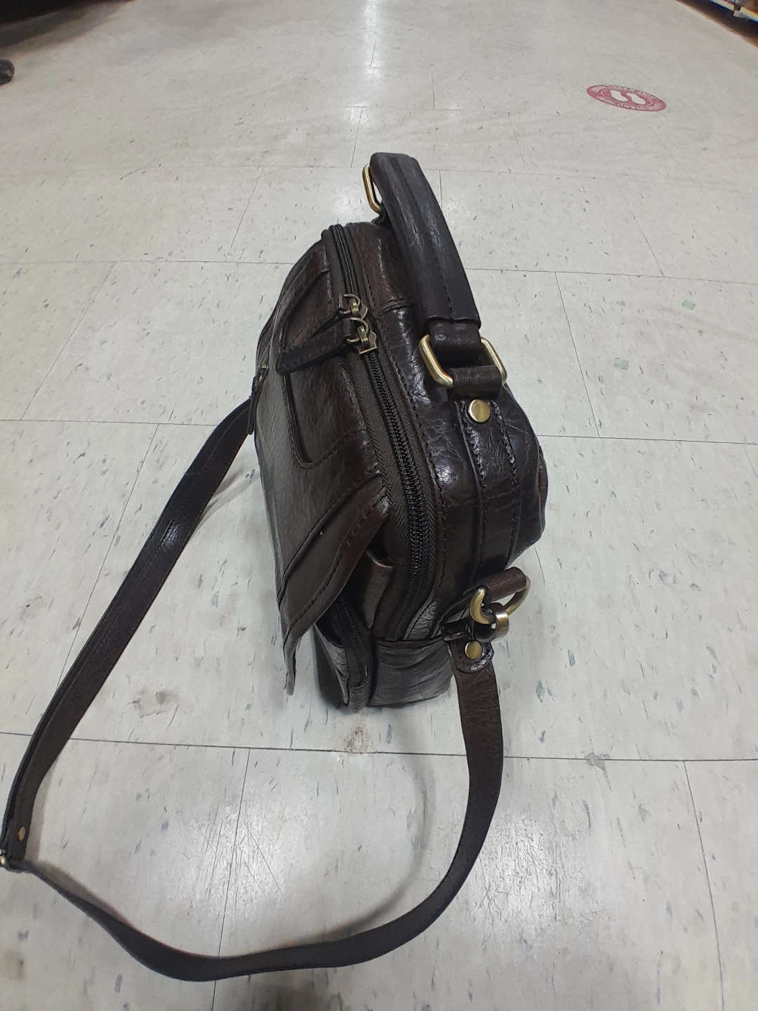 Leather Messenger Bag original Mancini - photo 2