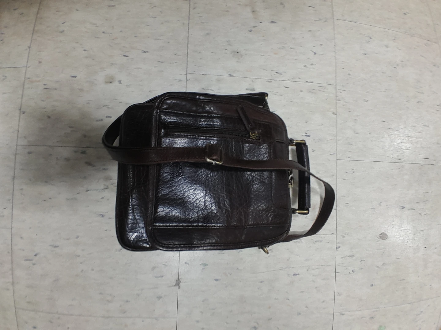 Leather Messenger Bag original Mancini - photo 4