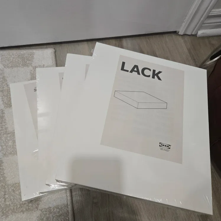 NEW 4 Ikea Lack Floating Shelves #Cleanout