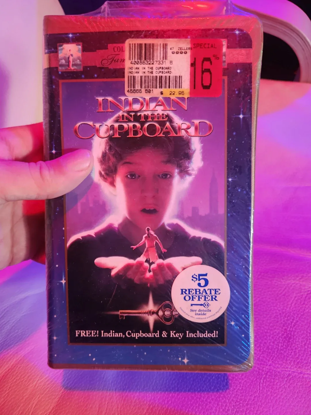 The Indian in the Cupboard VHS - New Sealed