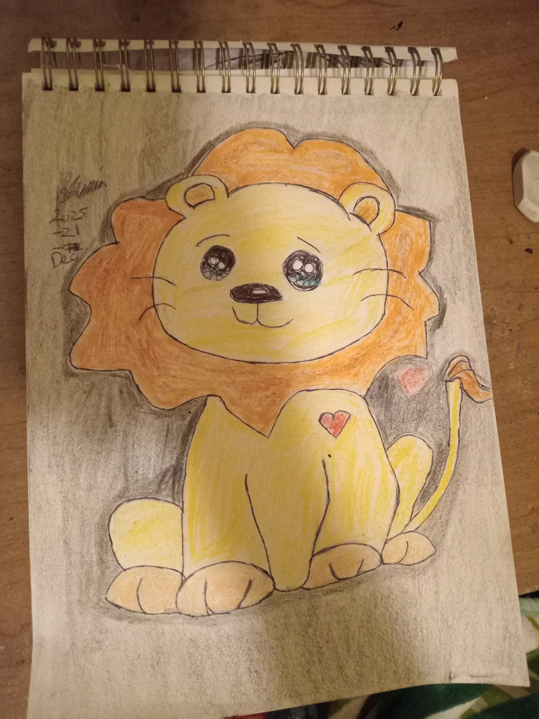 CUTE LION DRAWING ILLUSTRATION BY CUSTOM ARTIST SHERWIN - photo 5