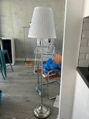 IKEA Floor Lamp - Silver