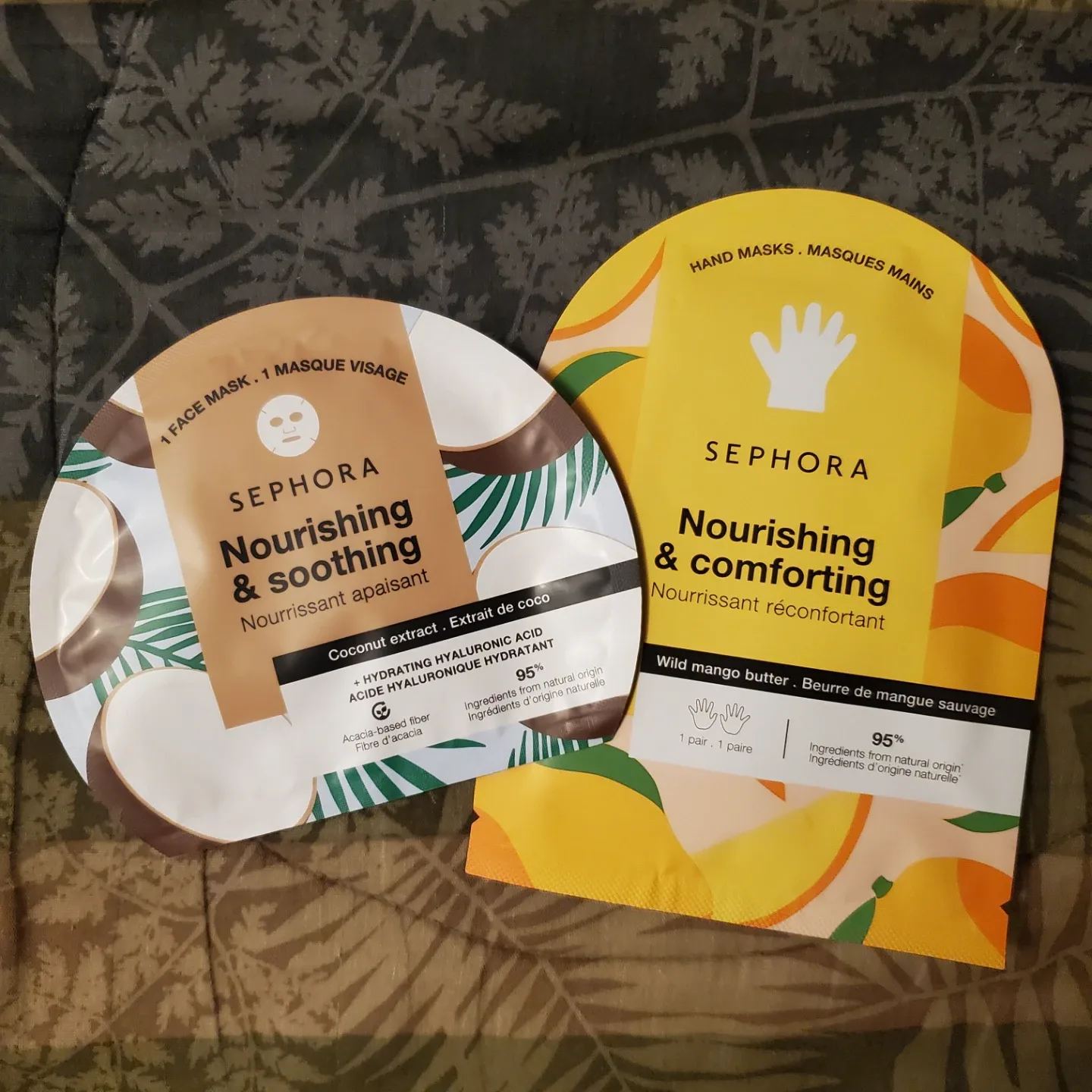 Sephora Nourishing Face & Hand Masks