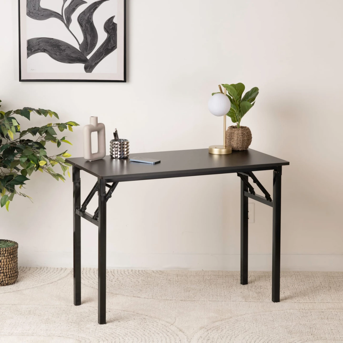 Folding Desk - Black - photo 2