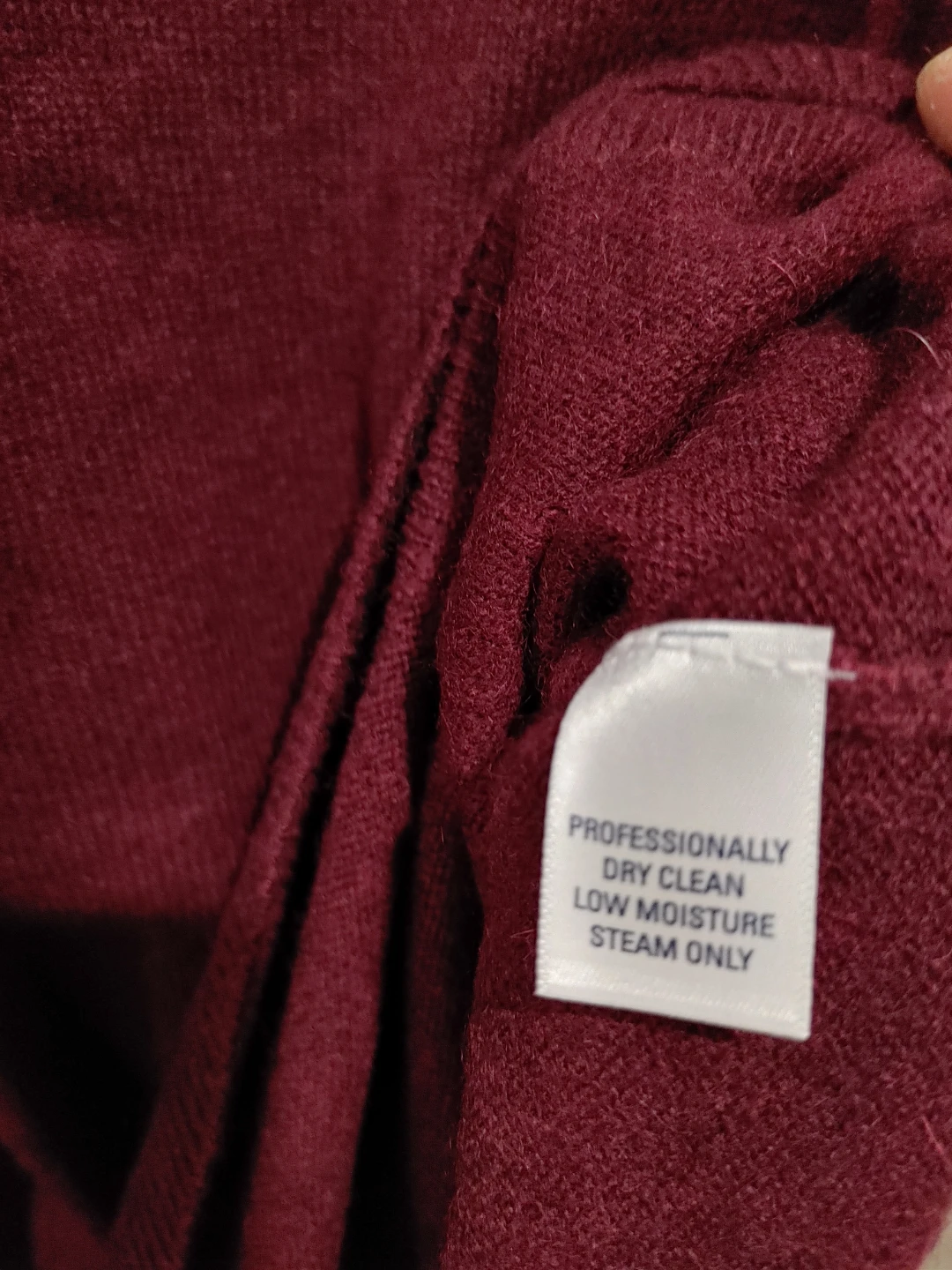 🧡BRAND NEW 100% FINE BURGUNDY CASHMERE VEST MENS SIZE XXL - photo 4