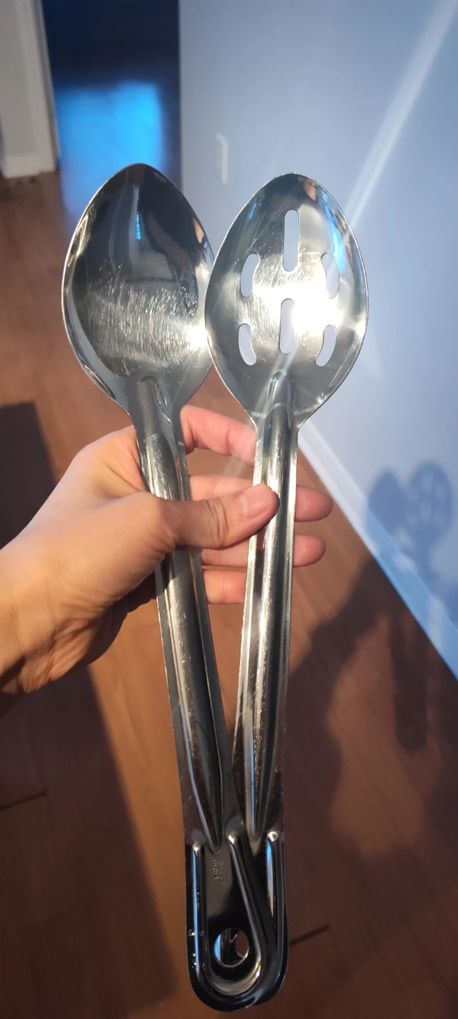 Stainless Steel Serving Spoons (2)