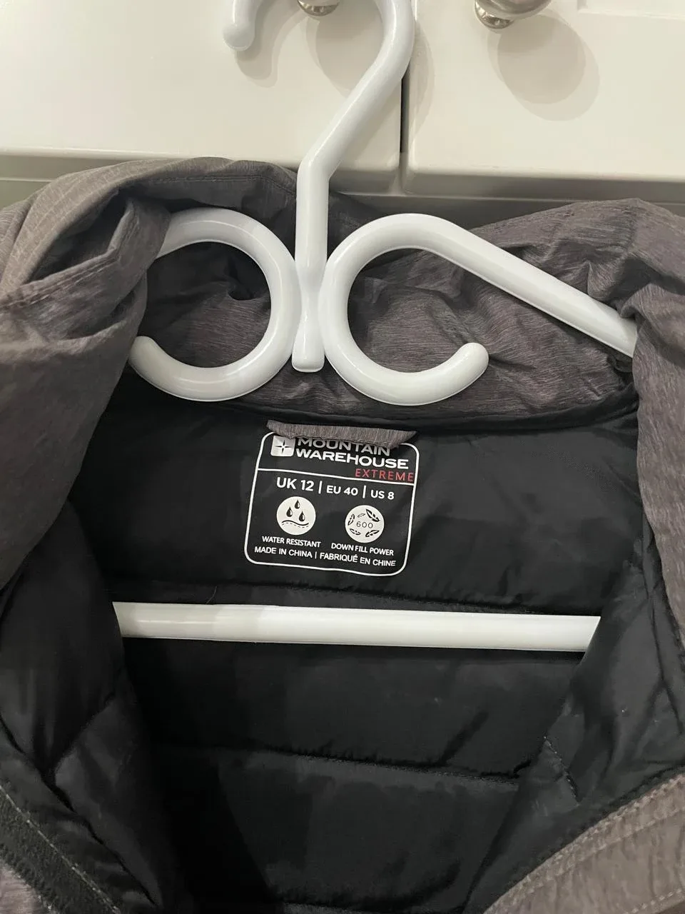 Mountain Warehouse Grey Puffer Coat, Size 8