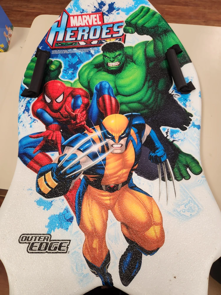 Marvel Heroes Outer Edge Snow Sled