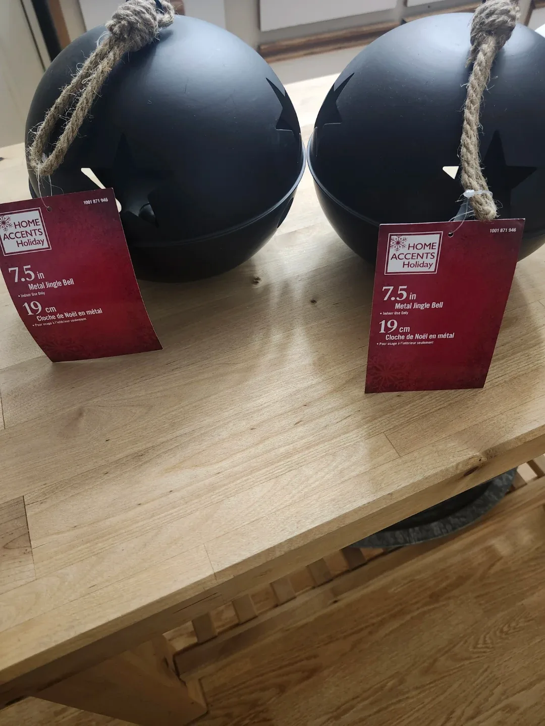 Home Accents Holiday 7.5in Metal Jingle Bell