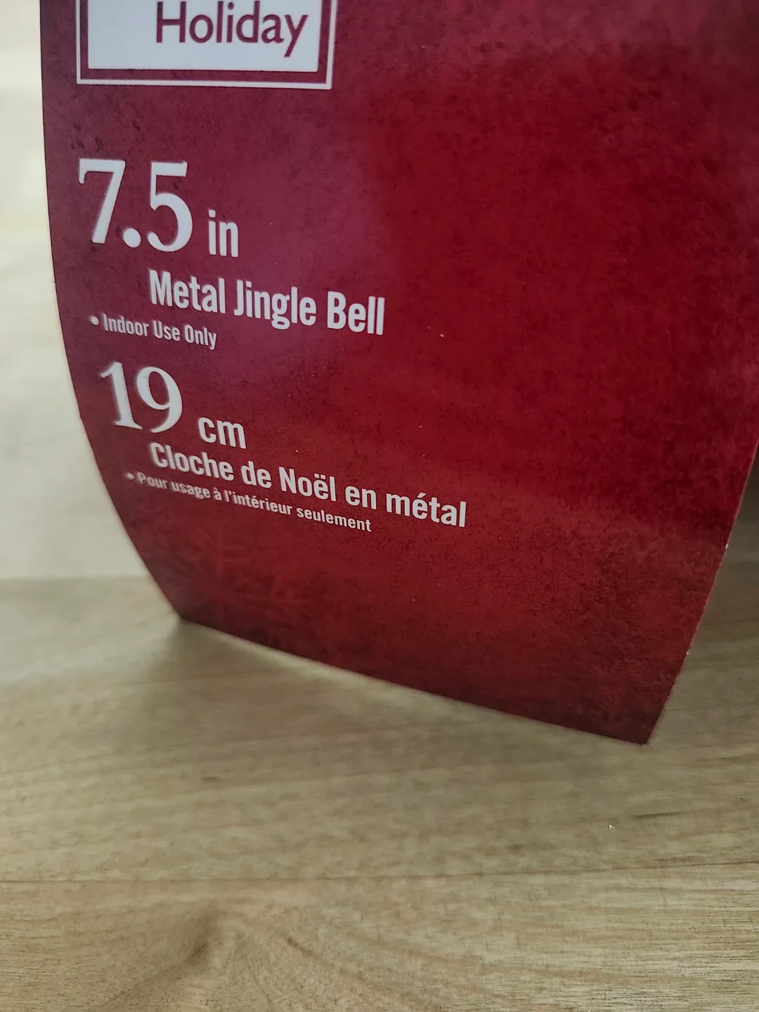 Home Accents Holiday 7.5in Metal Jingle Bell image indicator(3)