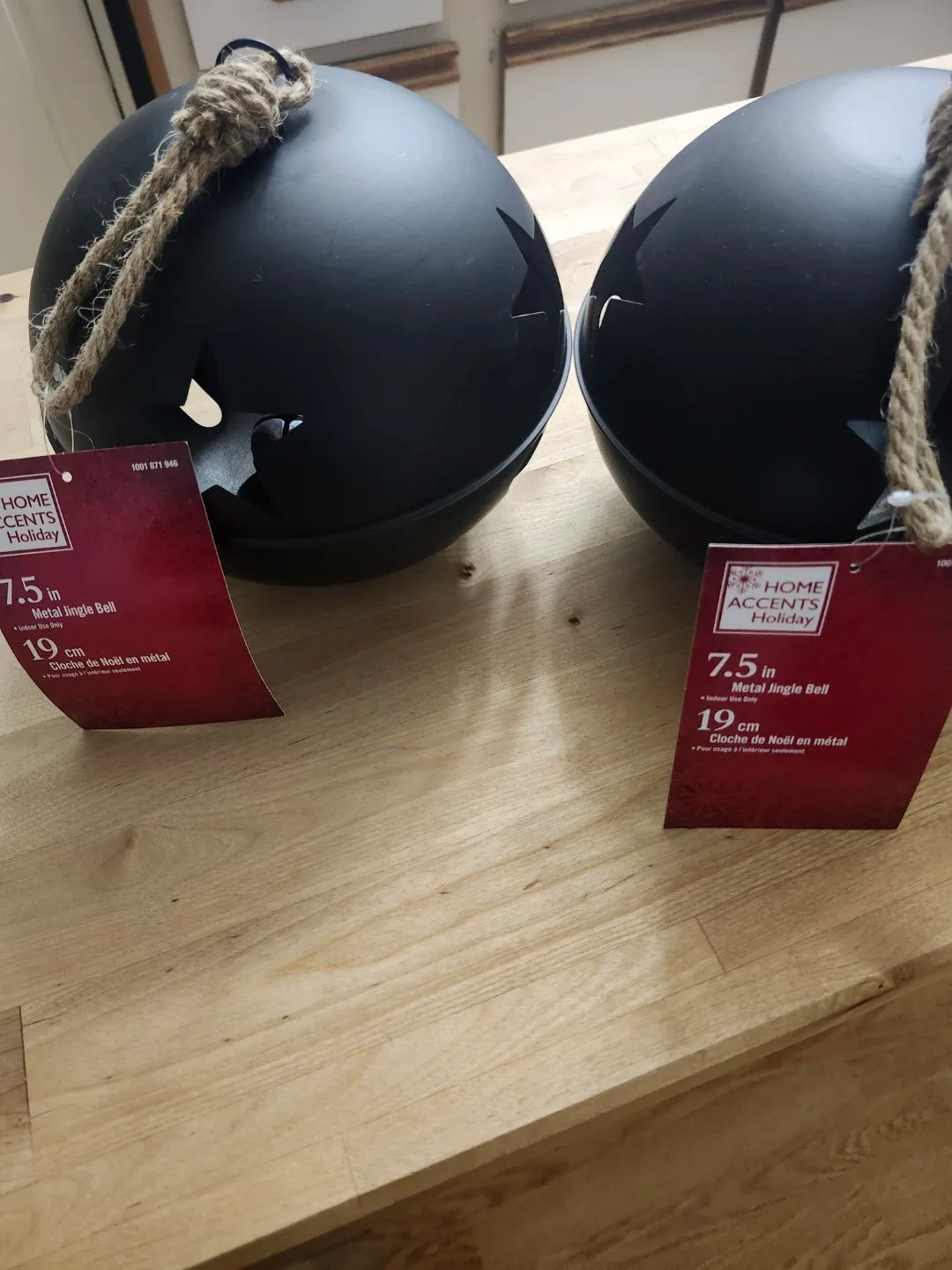 Home Accents Holiday 7.5in Metal Jingle Bell image indicator(4)