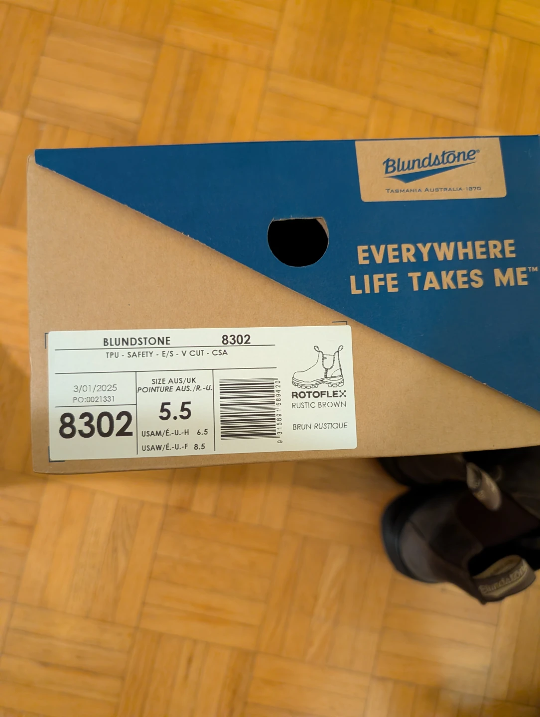 Blundstone 8302 Rustic Brown Size 5.5 Boots - photo 4