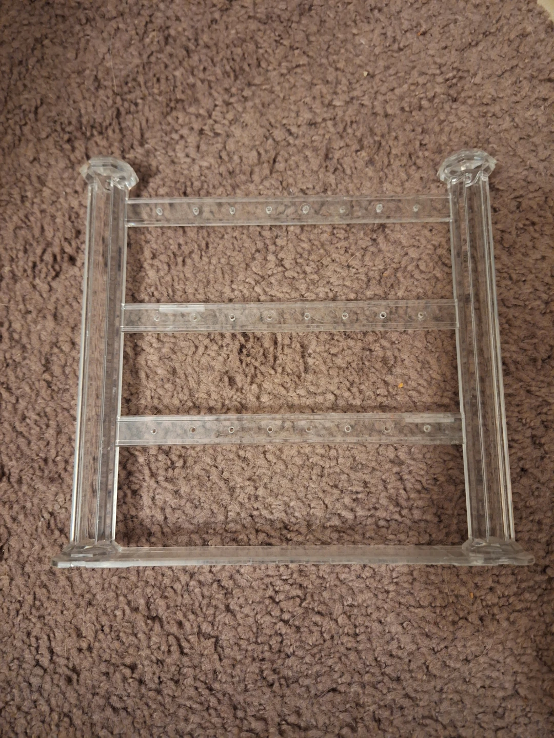 Clear Acrylic Earring Display Stand
