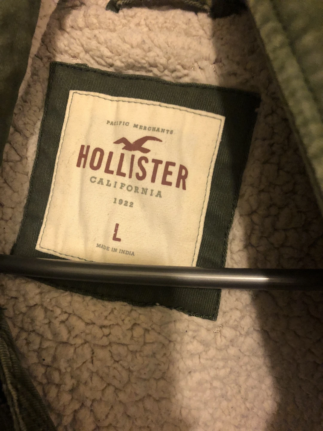 Hollister Sherpa Lined Jacket - Size L - photo 5