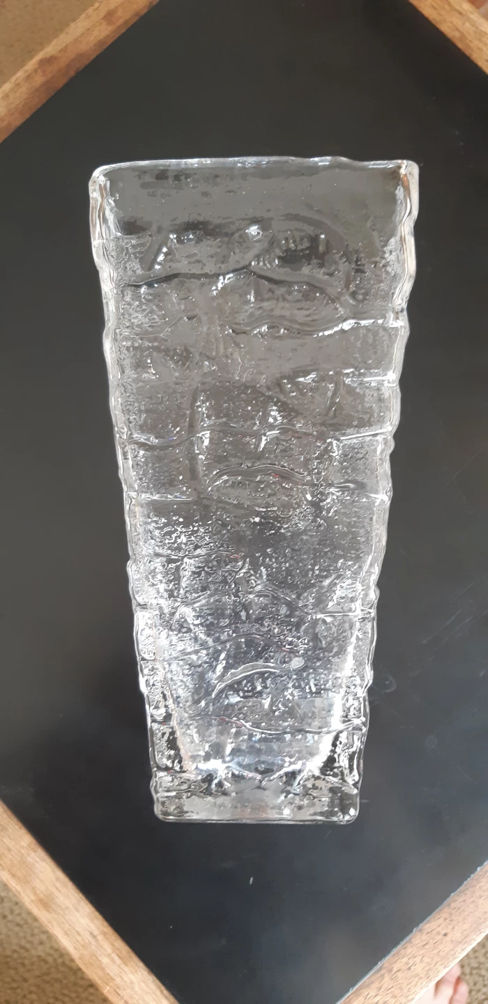 Textured Glass Vase