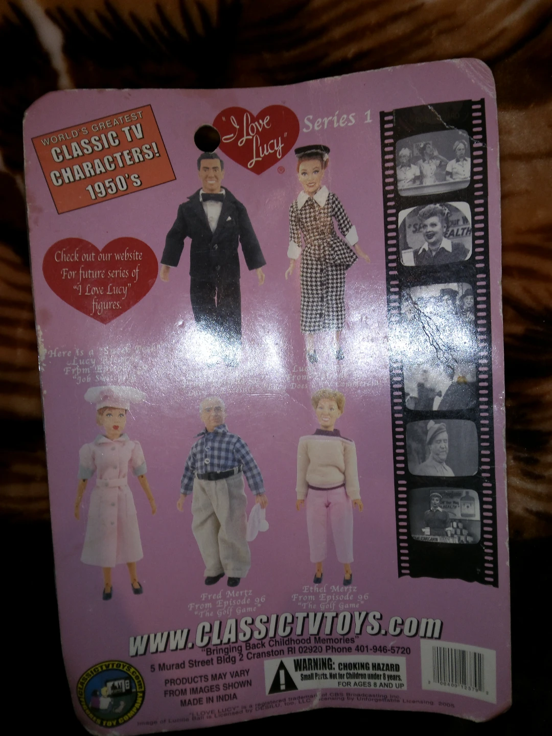 I Love Lucy Classic TV Toys Action Figure - photo 2