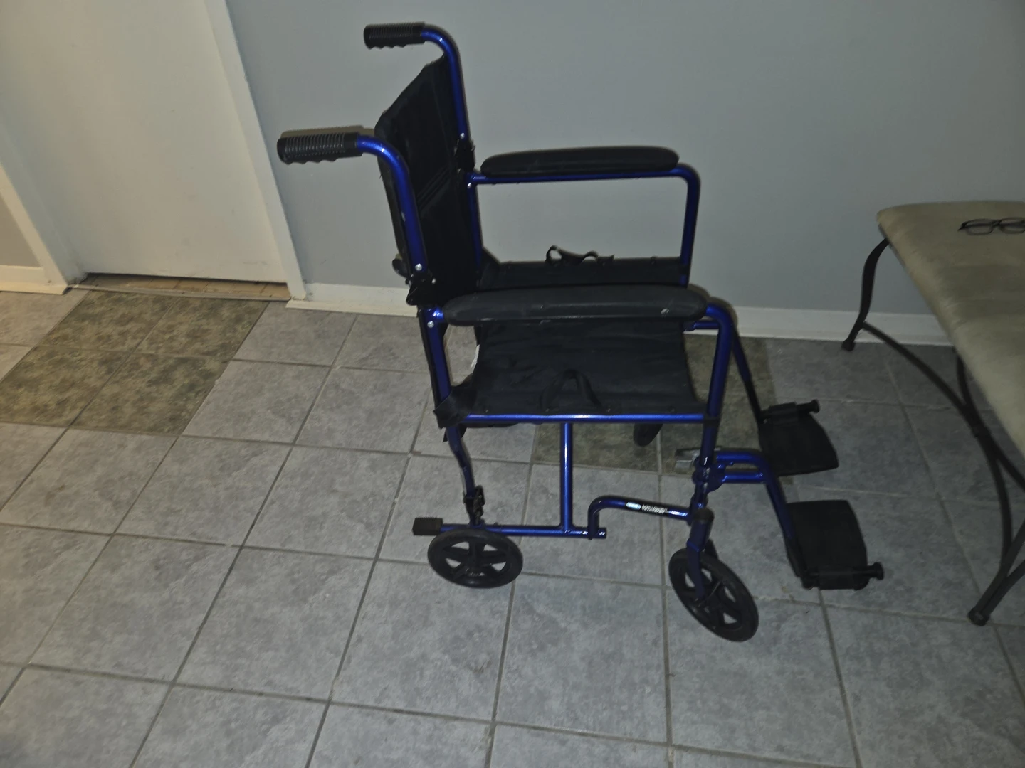 Blue Drive Medical Lightweight Wheelchair