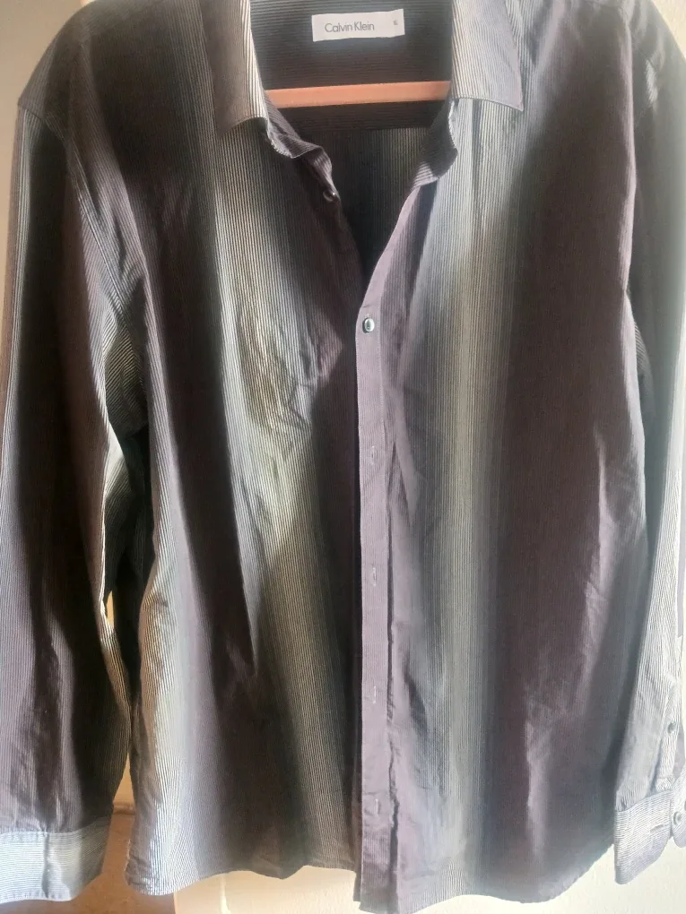 #cleanout Calvin Klein Striped Shirt - XL