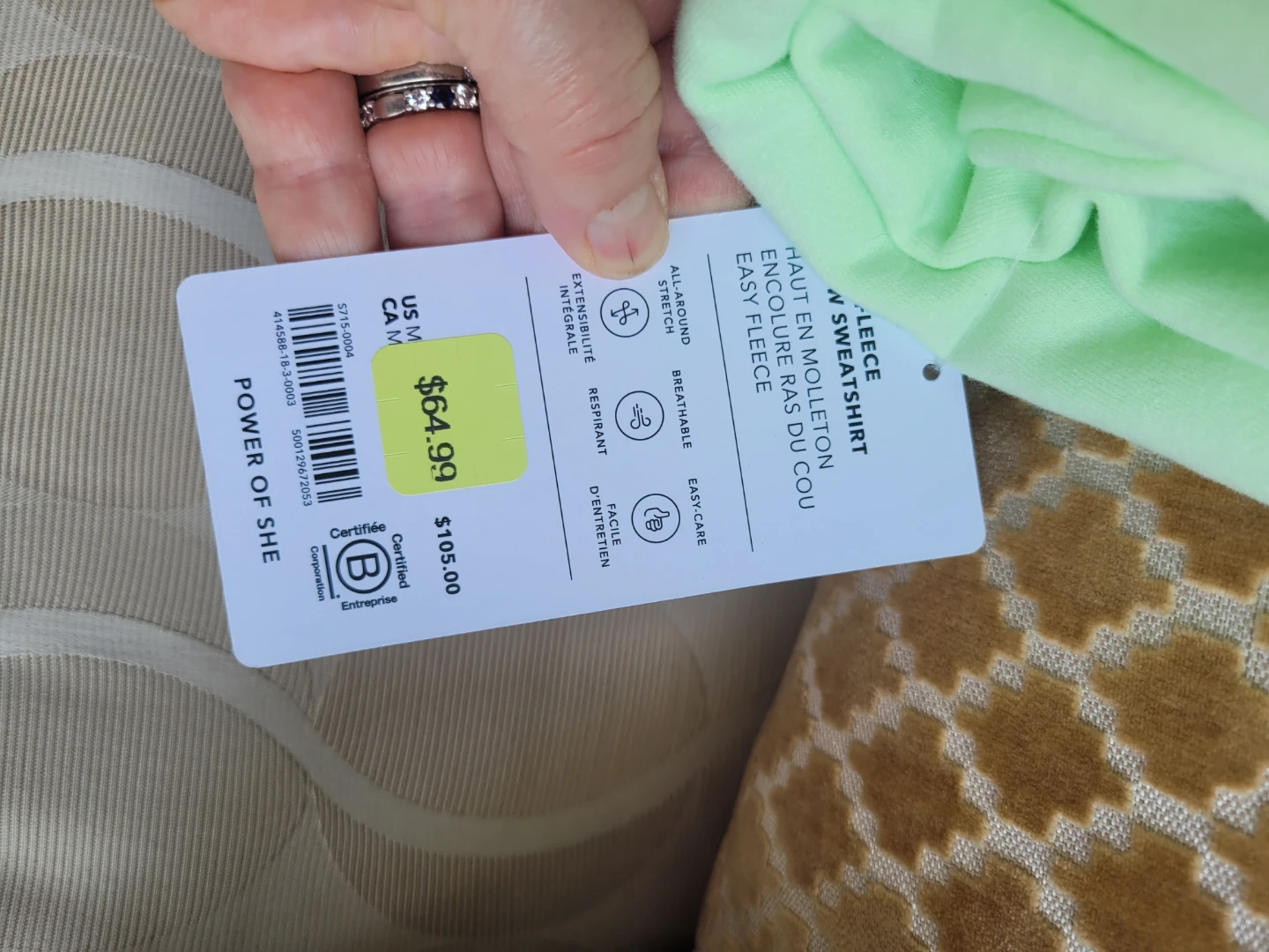NWT Athleta Ultra High Rise Leggings + Matching Sweat Shirt - photo 5