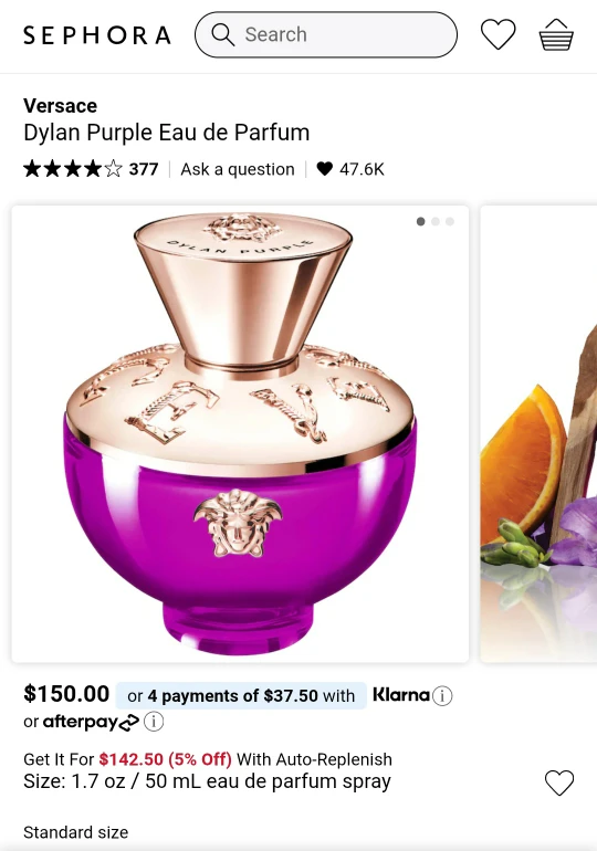 Versace Dylan Purple Eau de Parfum 50ml - photo 2