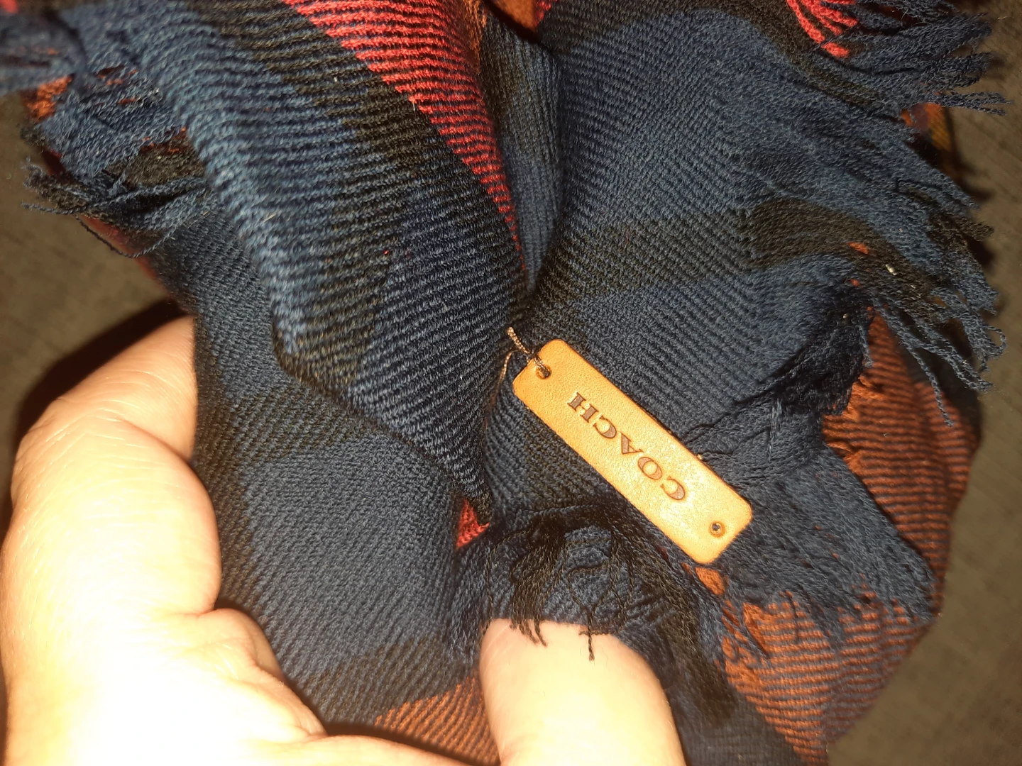 Coach Plaid Scarf pick up in st.albert