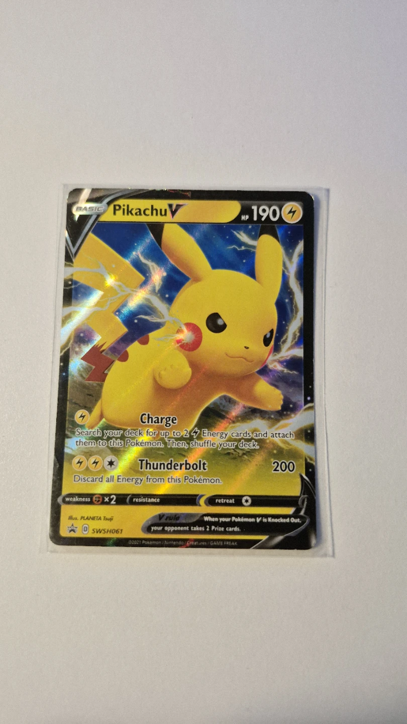 Pikachu V Pokemon Card