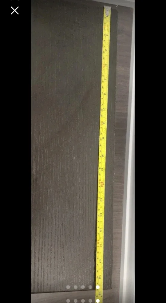 Black Nightstand with 2 Drawers image indicator(3)