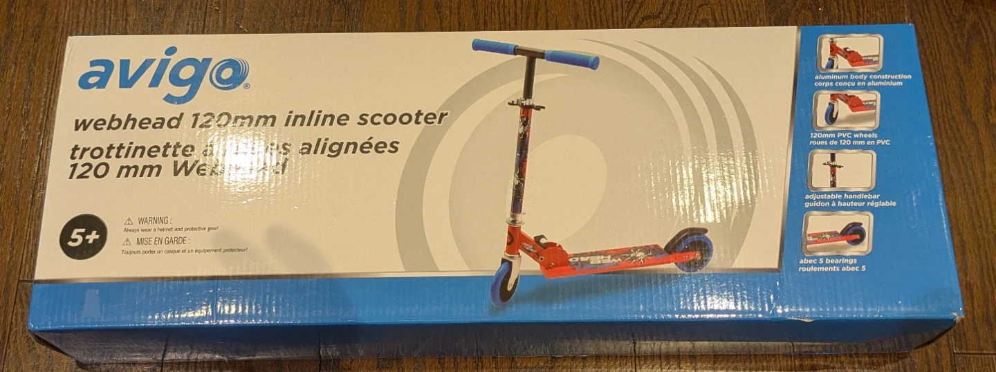 New avigo webhead 120mm inline scooter - photo 2