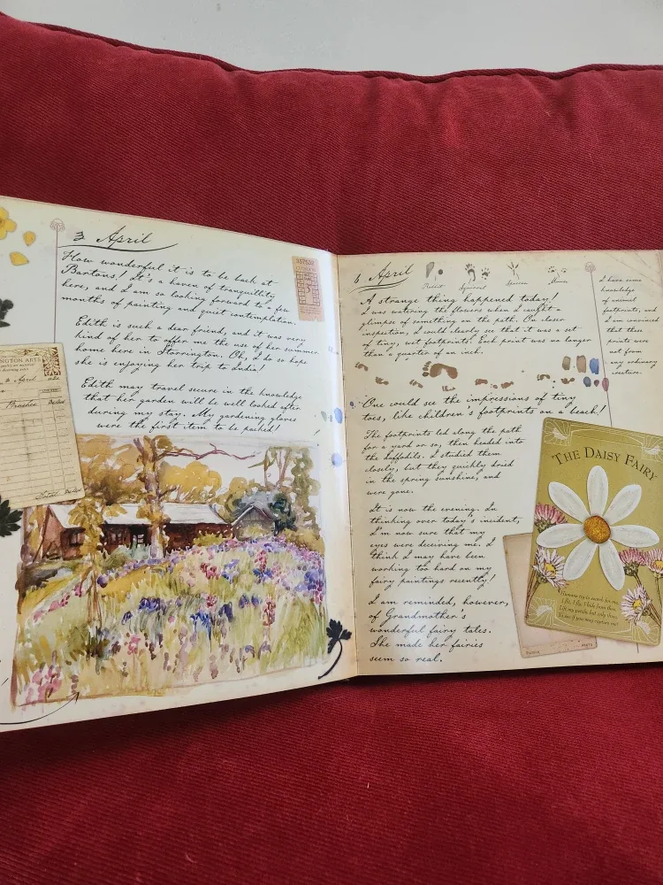 VINTAGE FAIRYOPOLIS BOOK DIARY image indicator(8)