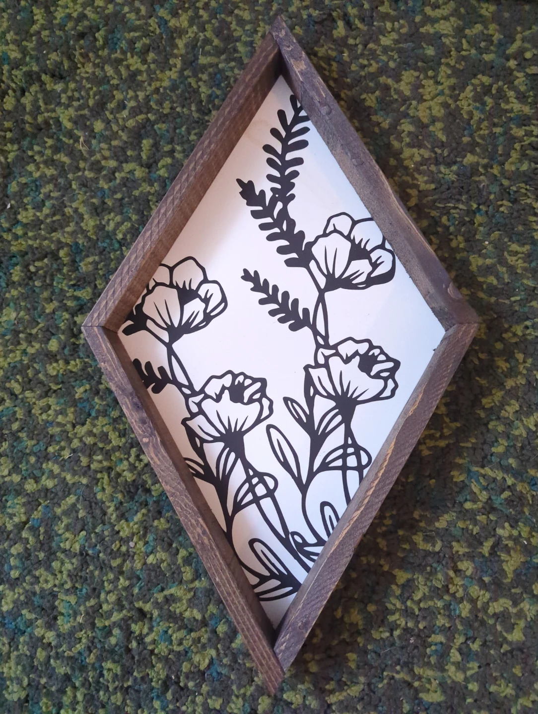 Wooden Framed Floral Wall Art - photo 2