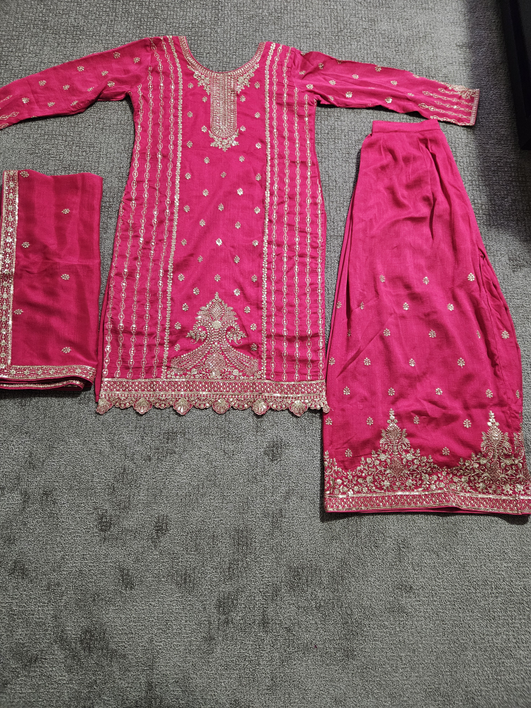Pink Embroidered Salwar Kameez Suit - photo 2
